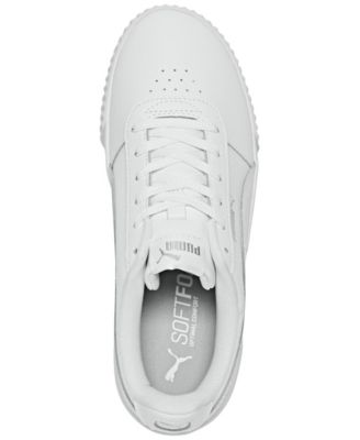 puma women's carina leather casual sneakers from finish line