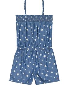 Big Girls Printed Star Romper