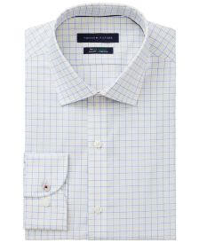 Men's Slim-Fit Non-Iron THFlex Supima® Stretch Check Dress Shirt