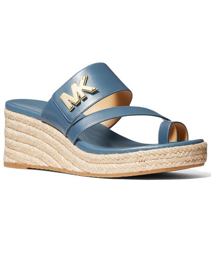 Michael Kors Sidney Mid Wedge Sandals & Reviews - Sandals - Shoes - Macy's
