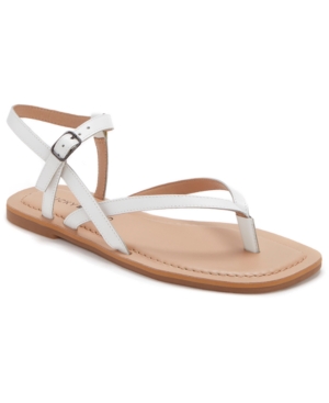 Lucky Brand Women's Bylee Square-Toe Thong Flat Sandals Women's Shoes