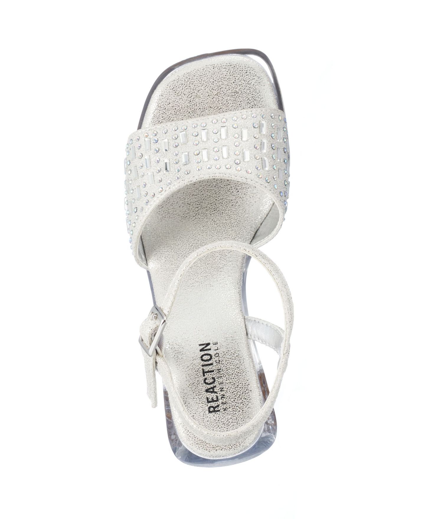 Туфли Kenneth Cole New York Cinderella Shine Pump Shoe для девочек, цвет: Серебряный — фото 4
