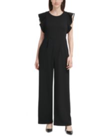 Flutter-Sleeve Jumpsuit