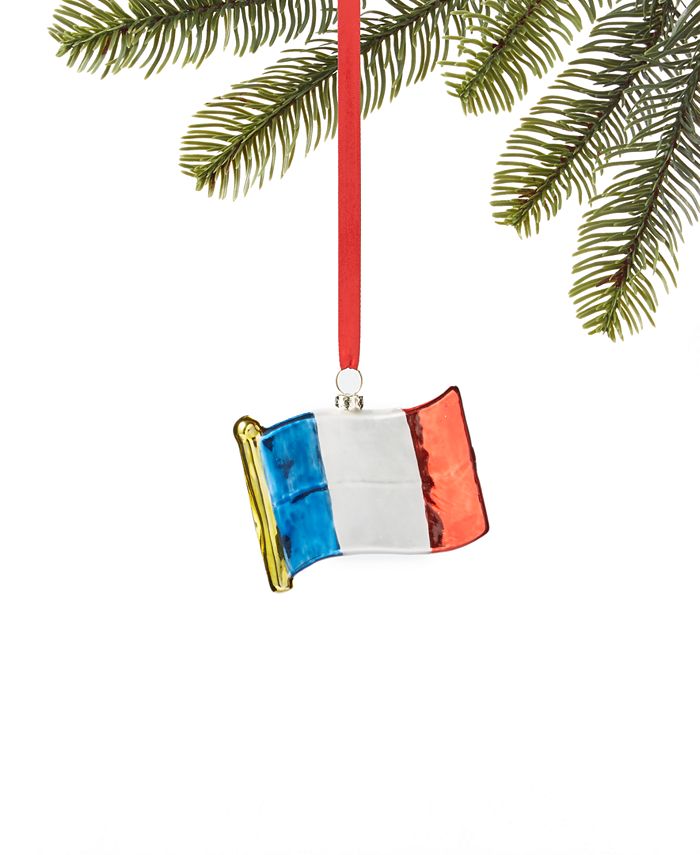 Holiday Lane Around the World France Flag Ornament, Created for Macy's Macy's