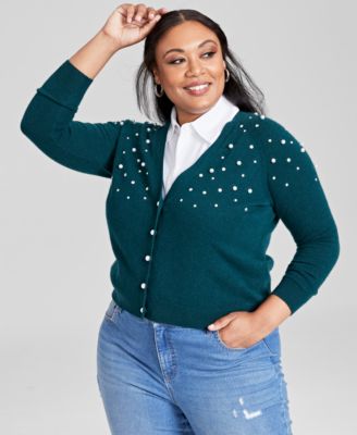 macys cashmere cardigans