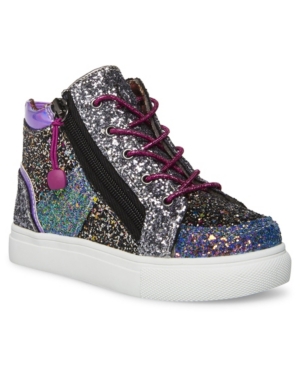 Little Girls High Top Adaptive Sneaker