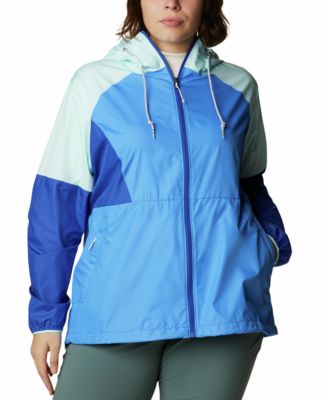 Columbia - Plus Size Active Colorblock Windbreaker Jacket