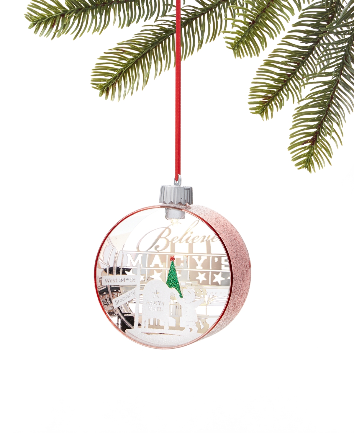 Holiday Lane New York Led Believe Ornament, Created for Macy's