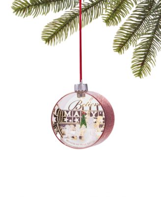 Holiday Lane - Macy's LED Believe Ornament
