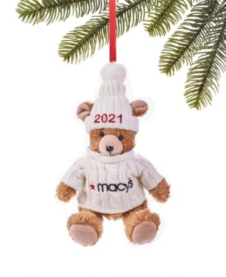 Macys Christmas Stuffed Animal 2022 Holiday Lane Macy's 2021 Macy's Bear Ornament, Created For Macy's & Reviews  - Shop All Holiday - Home - Macy's