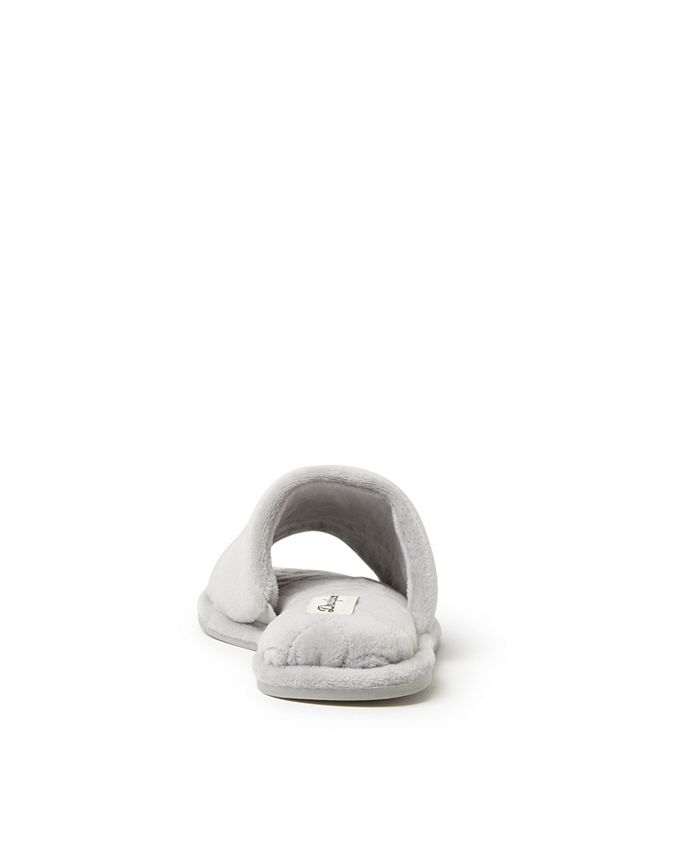 dearfoams maeve velour slide