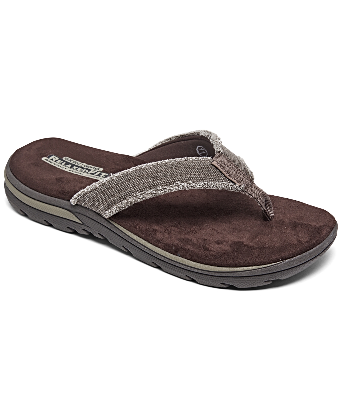 Skechers Relaxed Fit Supreme Bosnia Thong Sandals from Finish Line - Macy's