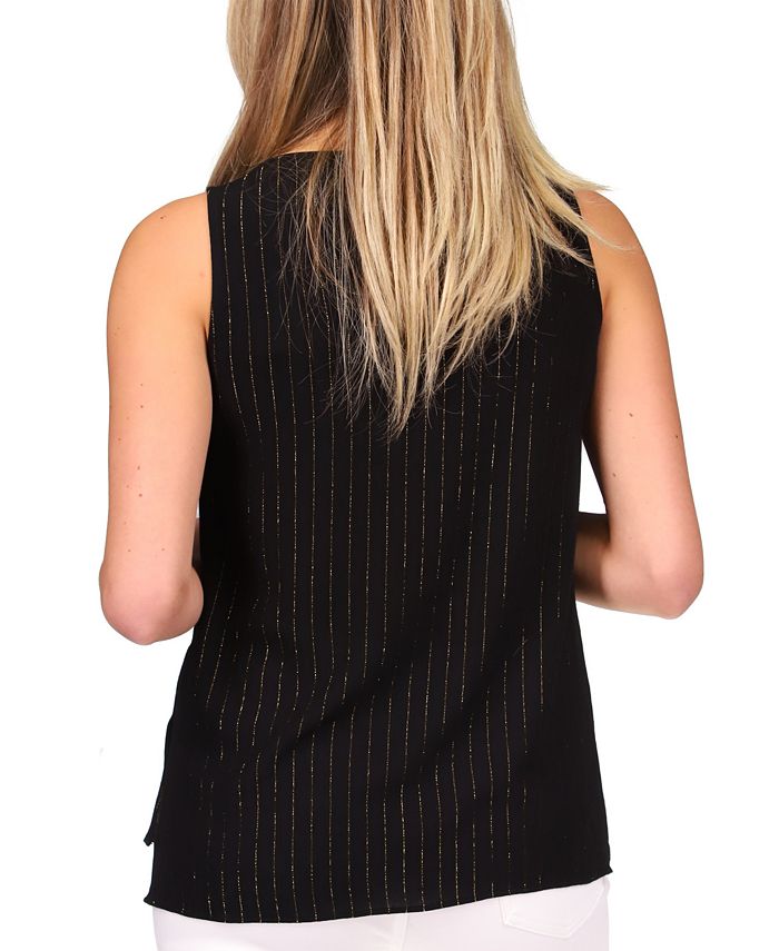 Michael Kors MetallicStripe Tank Top Macy's