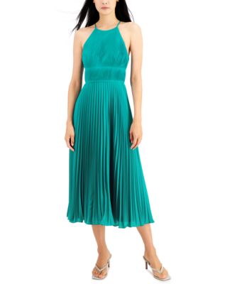 Aidan by Aidan Mattox Pleated Midi Dress Macy s