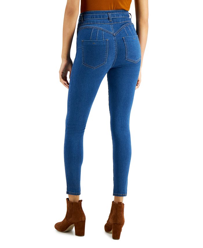 Dollhouse Belted Curvy HighRise Skinny Jeans Macy's