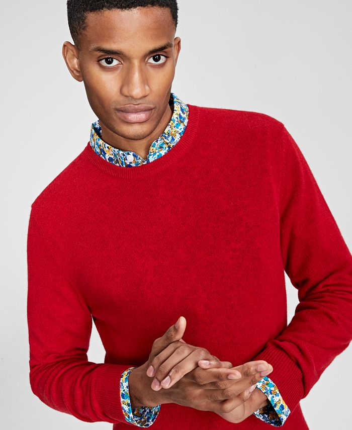 Club Room Cashmere Crew Neck Sweater Created For Macy s Reviews 