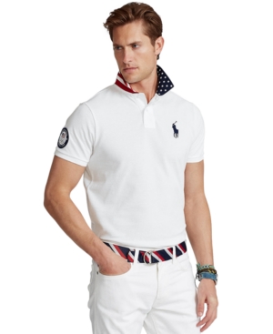 Polo Ralph Lauren Men's Team Usa Mesh Polo Shirt