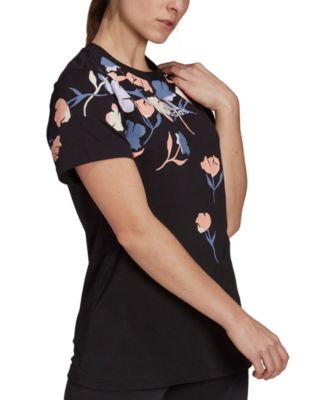 adidas women's floral shirt