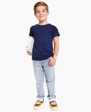 Toddler Boys Solid Basic T-shirt