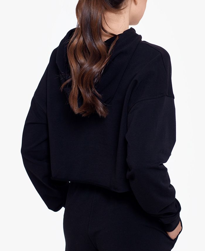 BAM by Betsy & Adam Cropped Hoodie & Face Mask, Created for Macy's Macy's