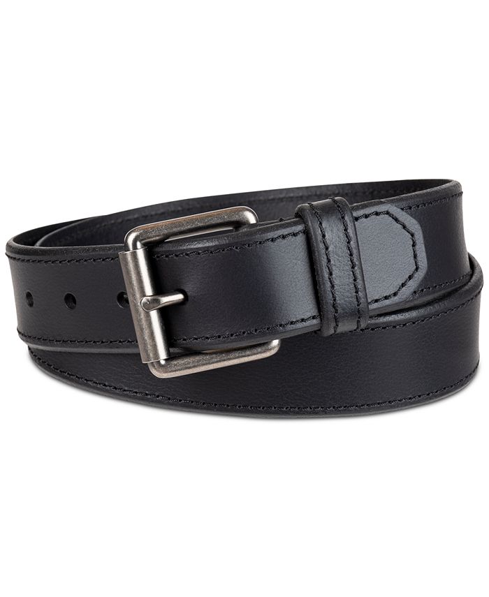 Levi's Men's Beveled-Edge Leather Belt - Macy's