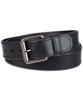Levi's Men's Beveled-Edge Leather Belt & Reviews - All Accessories ...