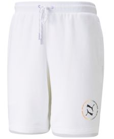 Men's Pride Regular-Fit Logo-Print 8" French Terry Shorts