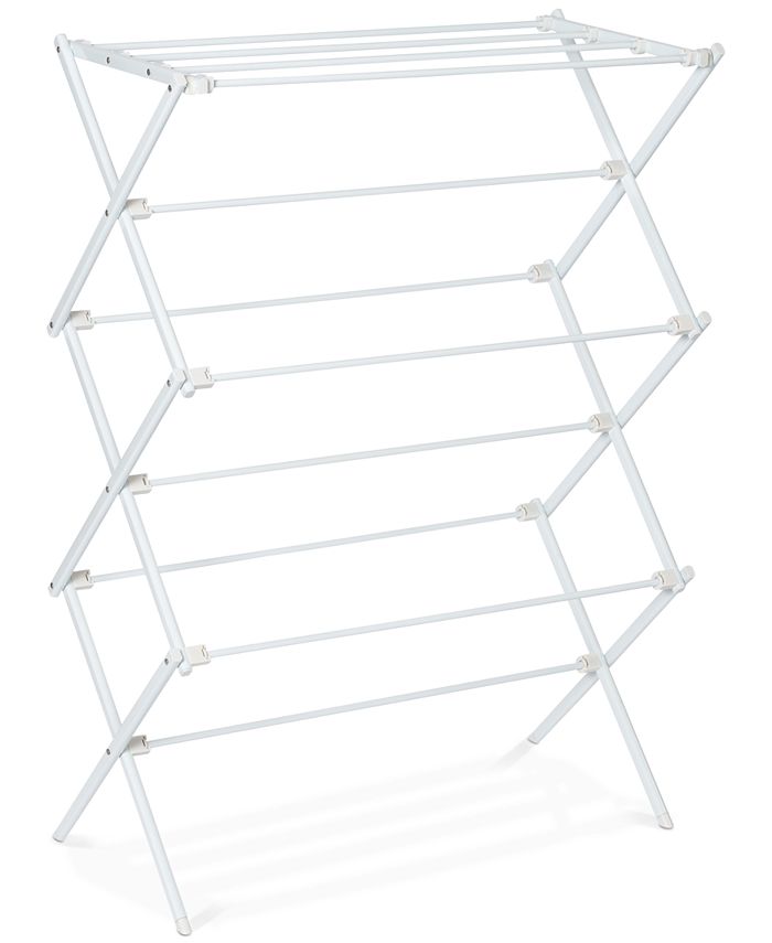 Honey-Can-Do White Metal Collapsible Clothes Drying Rack