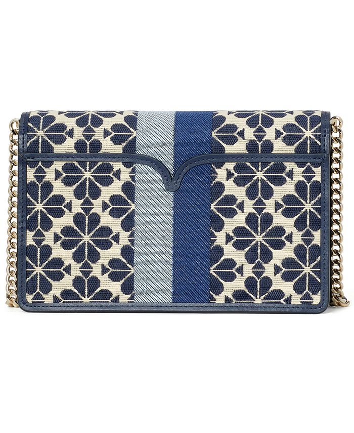 kate spade new york Spade Flower Jacquard Chain Wallet & Reviews