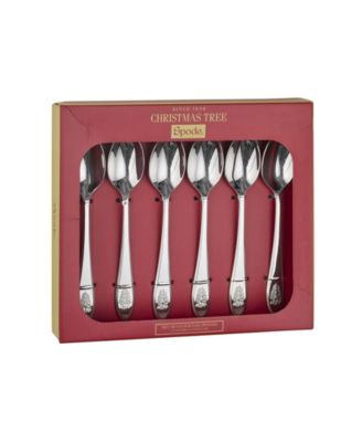 Christmas Tree Dessert Spoon, Set of 6