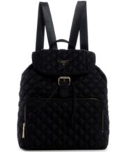 Juicy Couture Black Beige Multi Rosie Mini Backpack