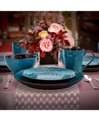 Sea Glass 16 Pc. Dinnerware Set, Service for 4