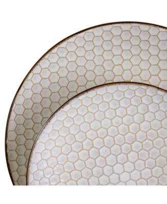 Honey 16 Pc. Dinnerware Set, Service for 4