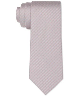 Calvin Klein - Men's Subtle Grid Slim Tie