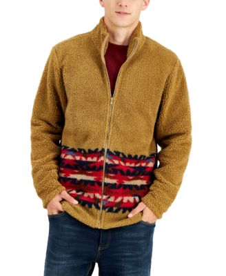 sherpa cardigan mens