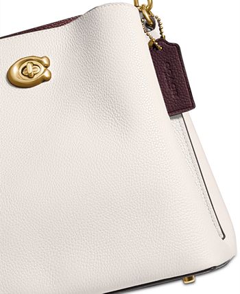 COACH Field Bucket Bag In Colorblock Leather With Coach Badge - Macy's