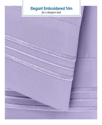 Premier 1800 Series Deep Pocket Bed 4 Piece Sheet Set, RV Queen