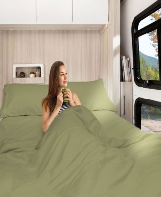 Premier 1800 Series Deep Pocket Bed 4 Piece Sheet Set, RV Queen