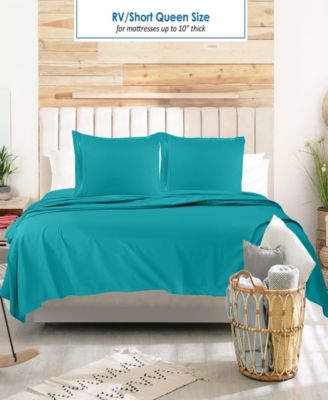 Premier 1800 Series Deep Pocket Bed 4 Piece Sheet Set, RV Queen