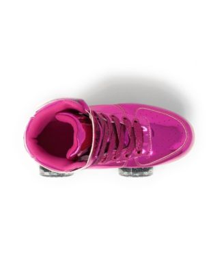 Chicago Pulse LED Light Up Quad Roller Skates, Pink - Size 7