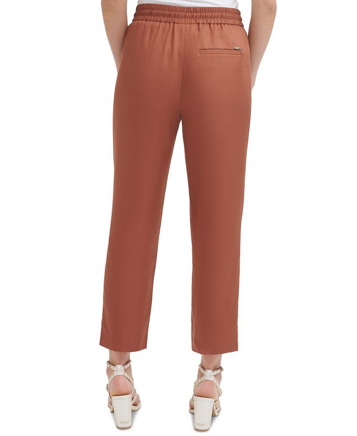 DKNY Petite Drawstring Ankle Pants Macy's