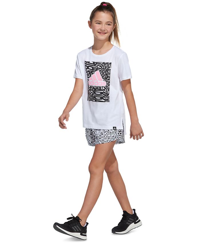 adidas Big Girls Drop Tail T-shirts - Macy's