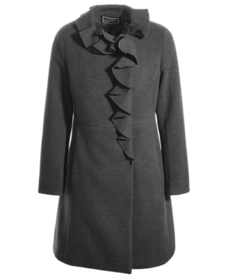 S. Rothschild Co. Big Girls Ruffle Collar Coat Macy s