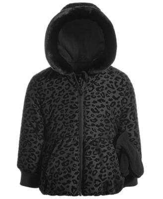 kids leopard print jacket