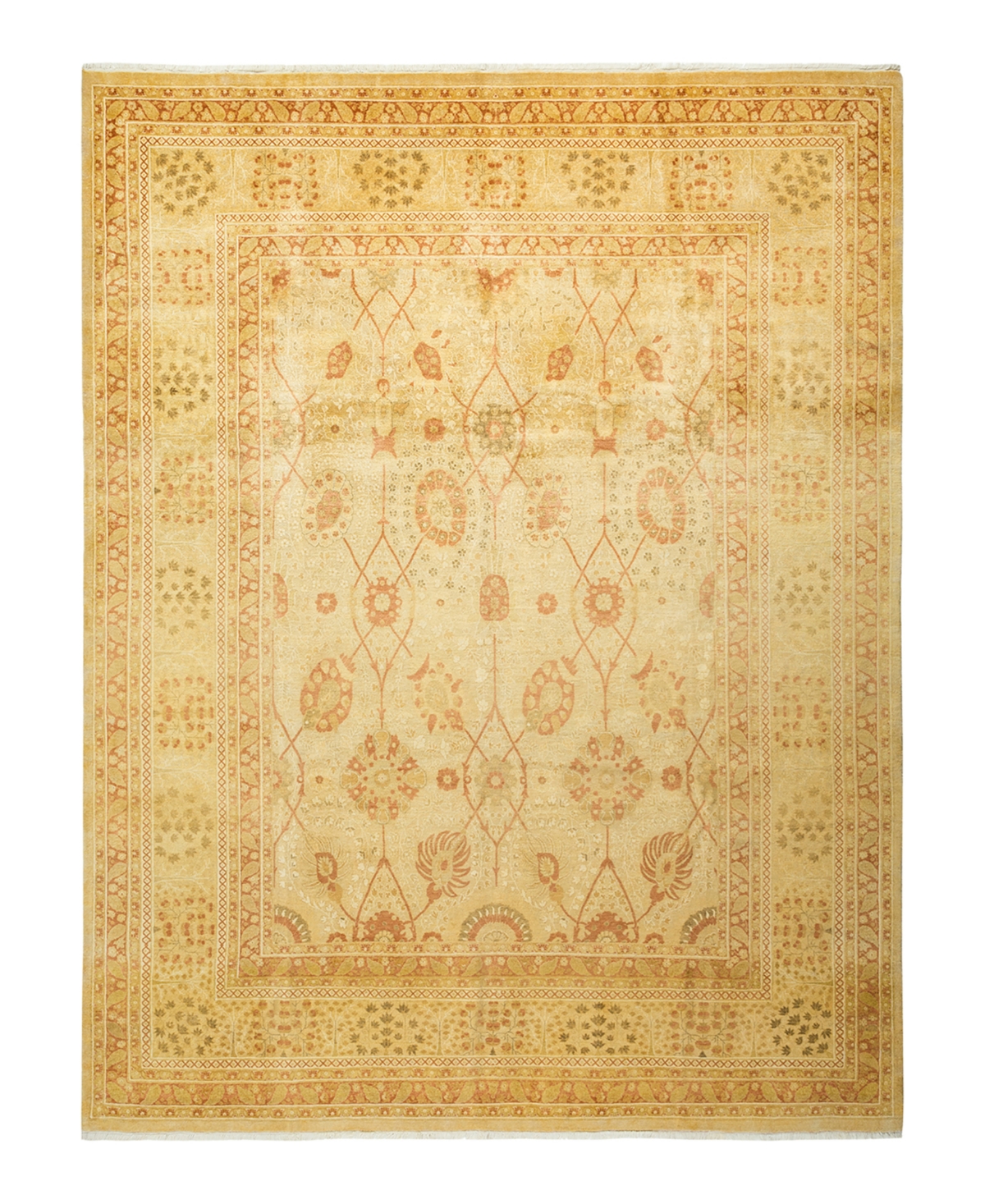Closeout! Adorn Hand Woven Rugs Mogul M1494 8'1in x 10'4in Rectangle Area Rug - Ivory