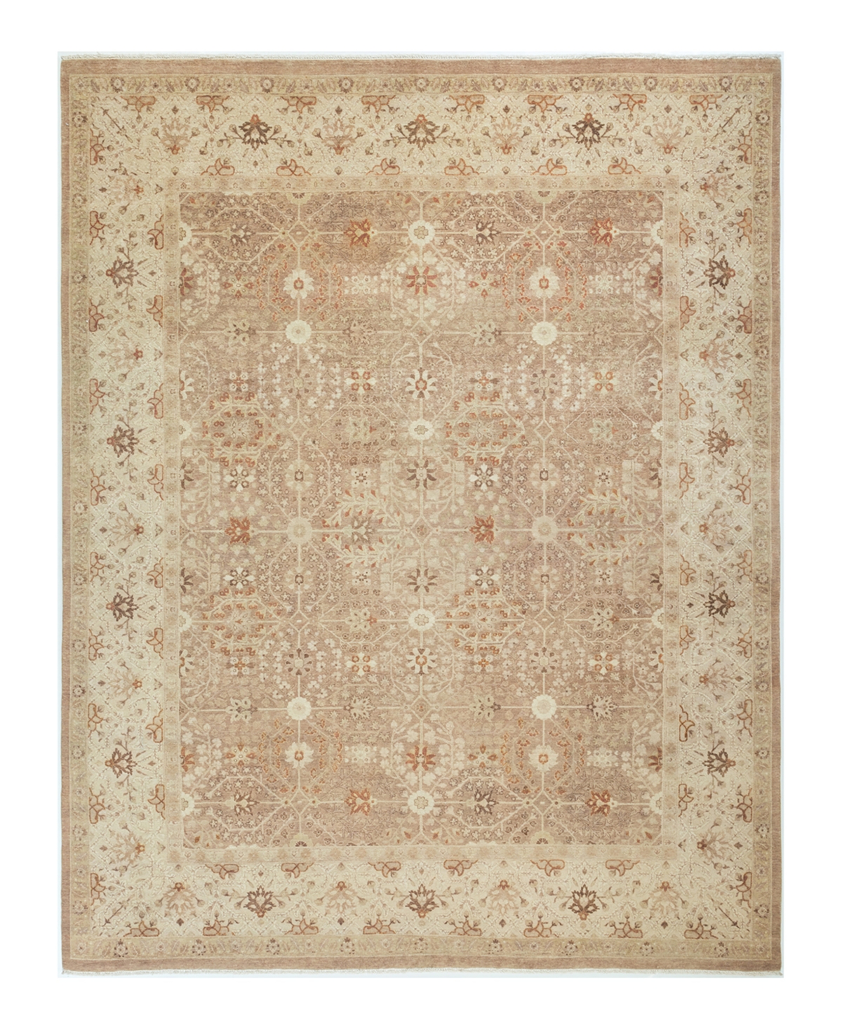 Closeout! Adorn Hand Woven Rugs Mogul M1732 8'1in x 10'4in Area Rug - Fawn
