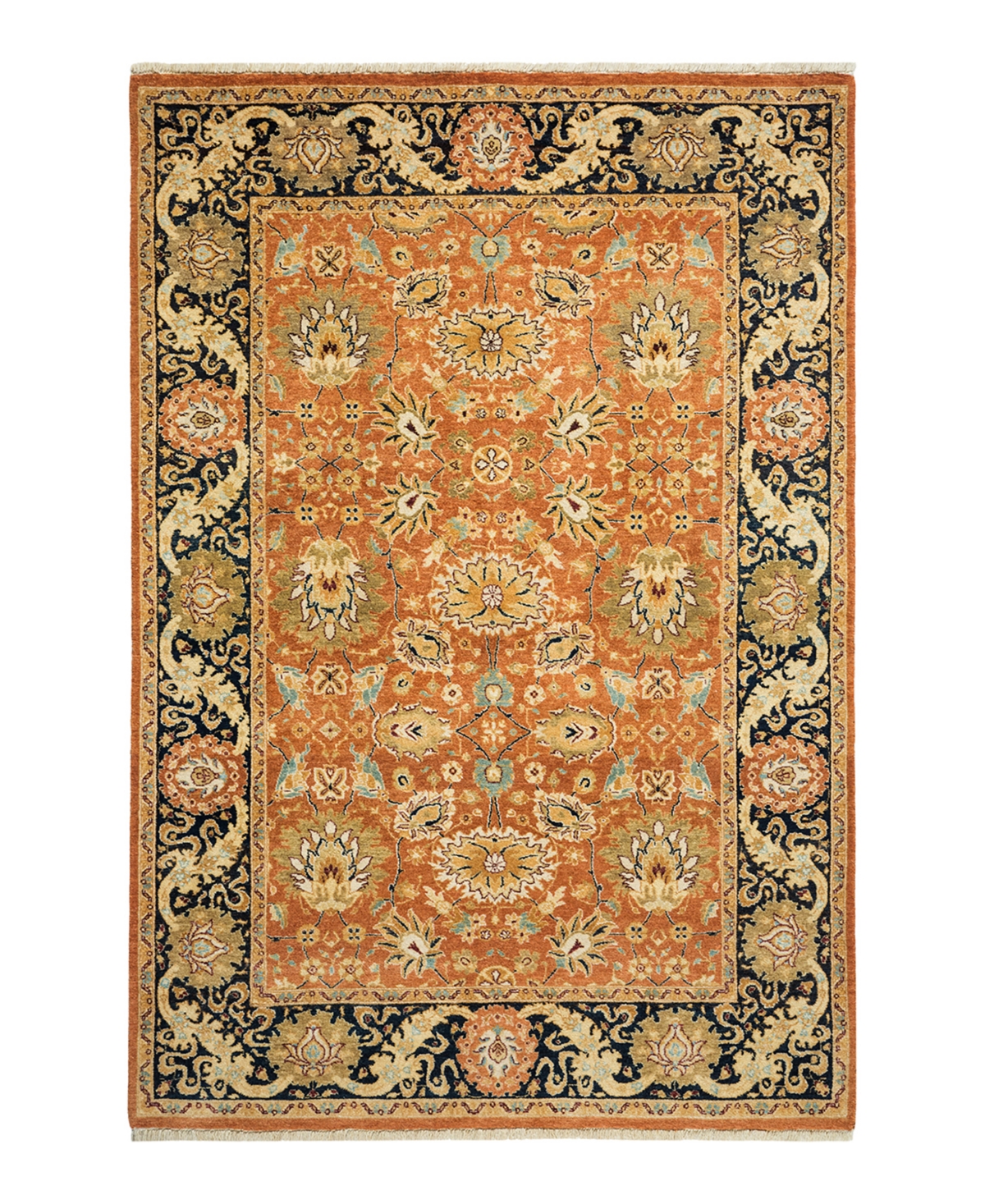 Closeout! Adorn Hand Woven Rugs Mogul M1437 4'2in x 6'1in Area Rug - Bronze