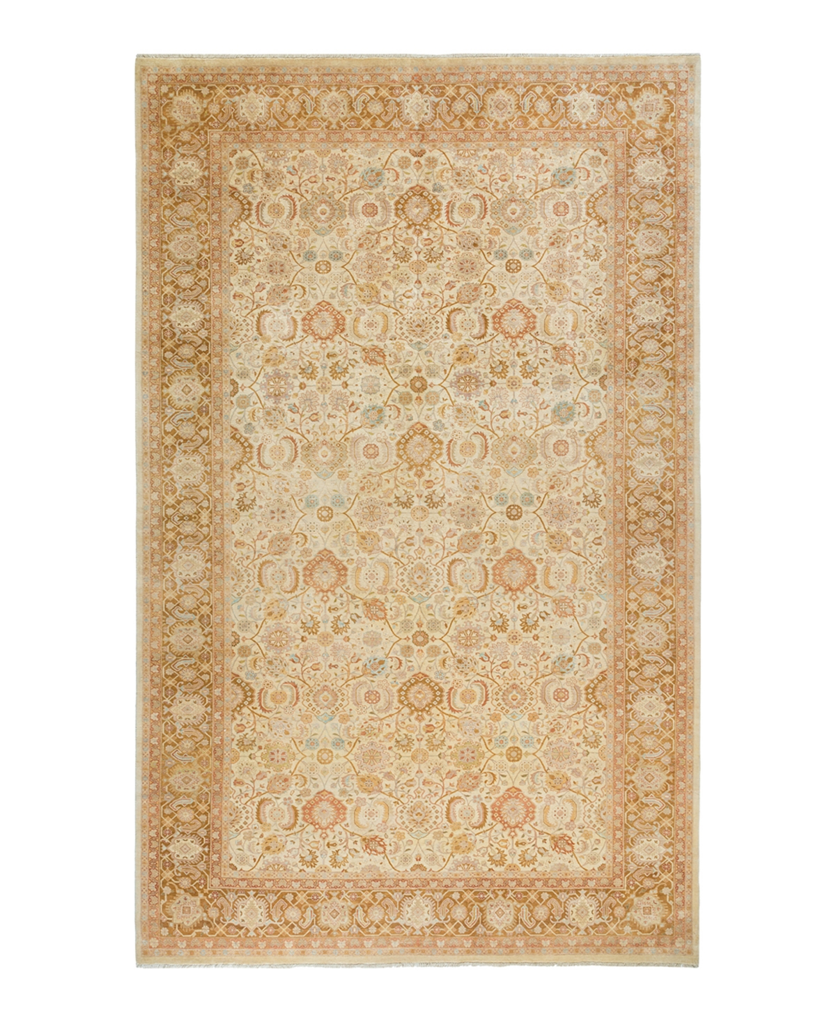 Closeout! Adorn Hand Woven Rugs Mogul M1207 8'4in x 13'9in Area Rug - Ivory
