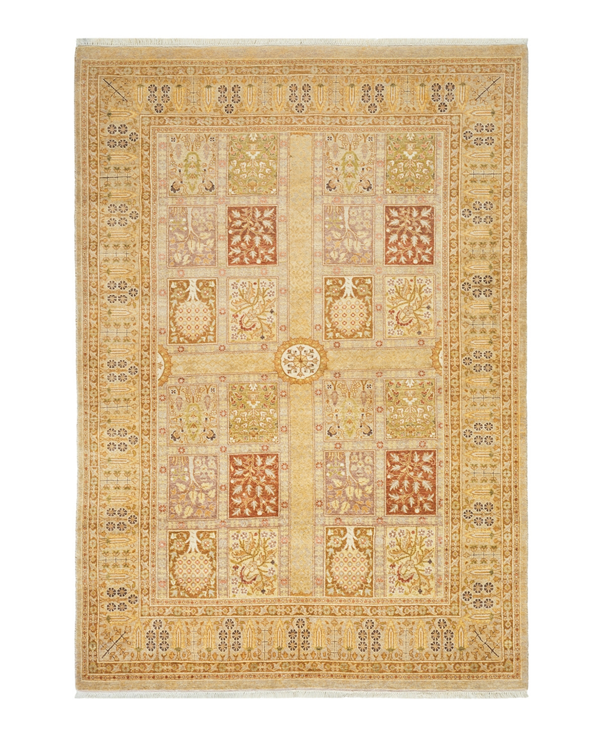 Closeout! Adorn Hand Woven Rugs Mogul M1482 4'1in x 6'1in Area Rug - Sand