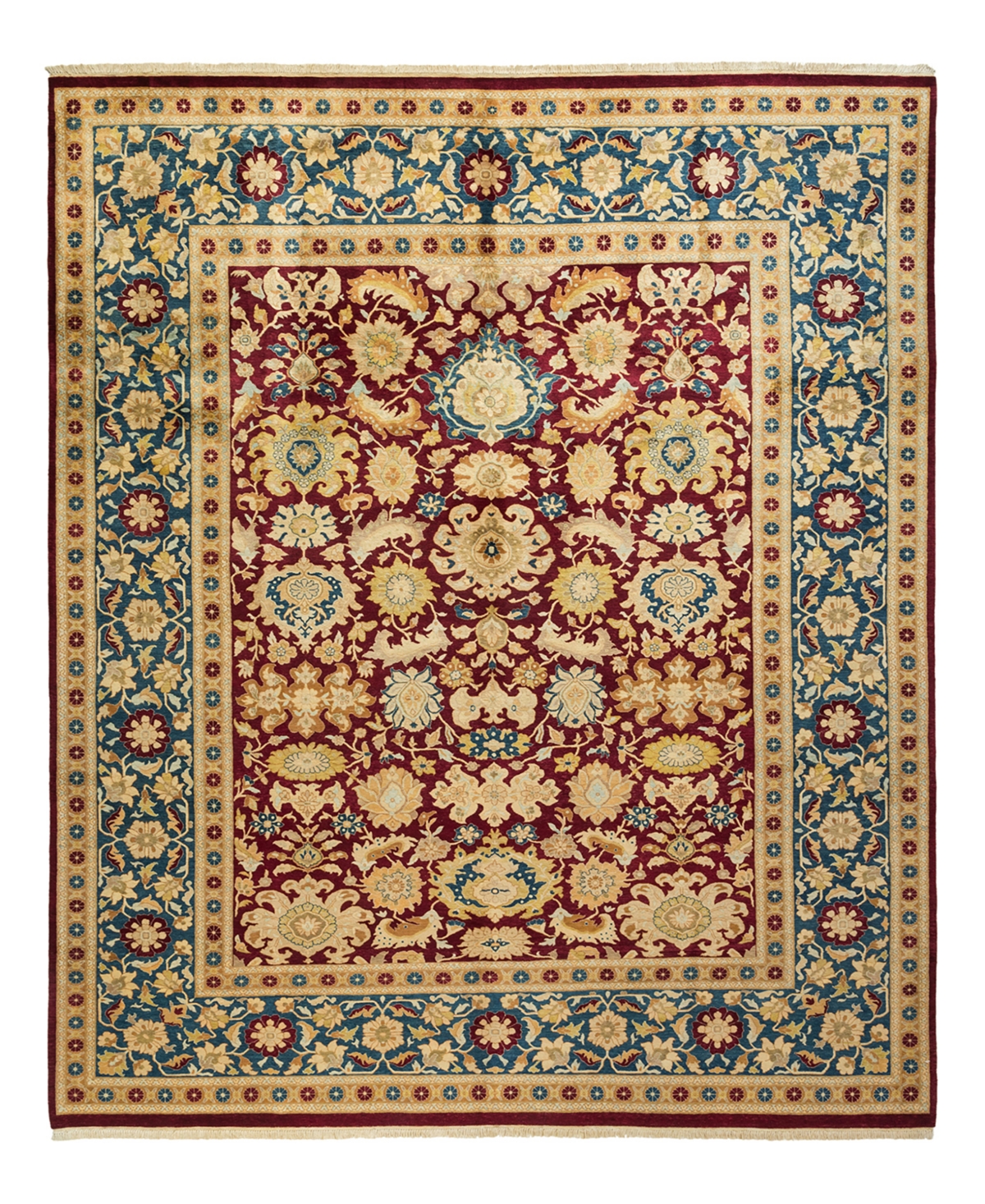 Closeout! Adorn Hand Woven Rugs Mogul M1251 8'4in x 10'1in Area Rug - Burgundy